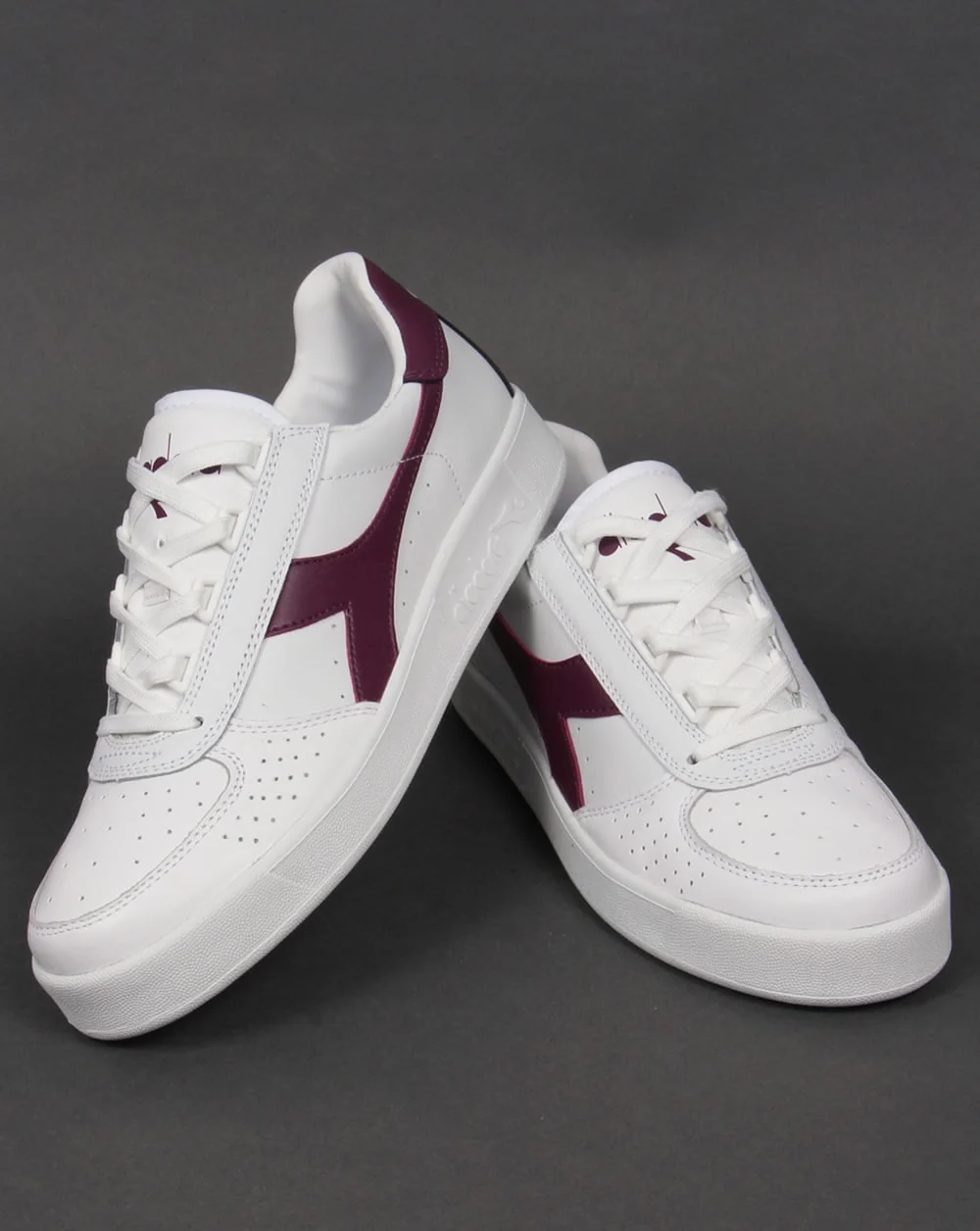 Diadora B. Elite Trainers White/Purple - Image 3