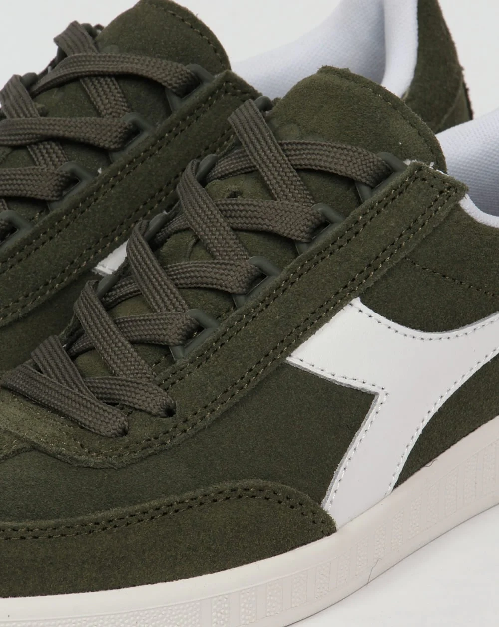 Diadora B Original Suede Trainers Green Olivina - Image 4