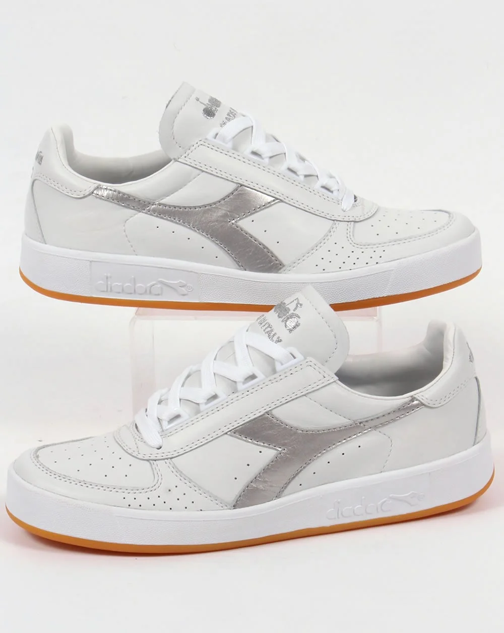 Diadora Borg Elite Trainers White/Silver