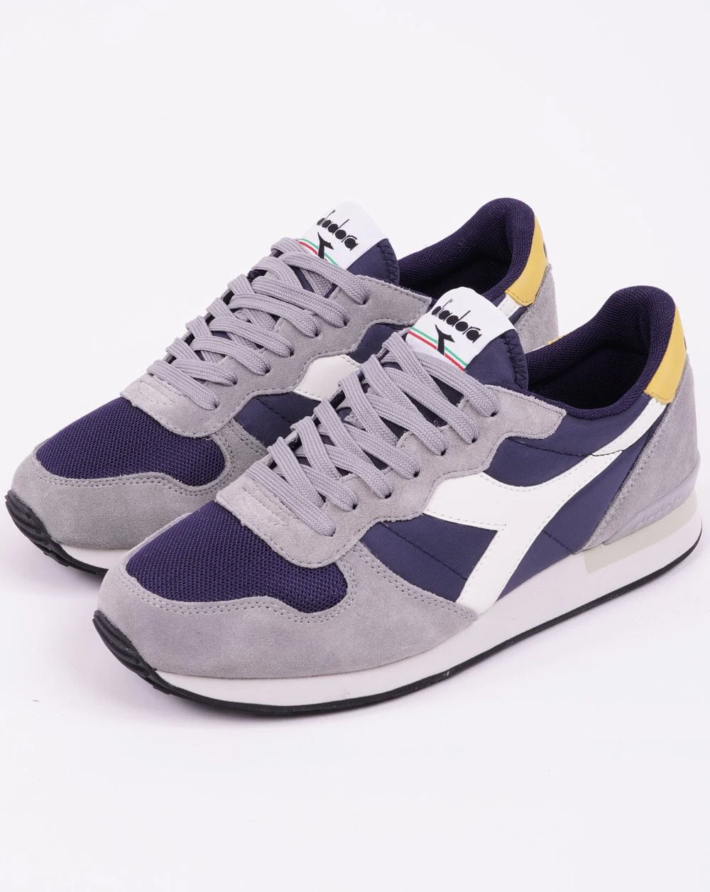 Diadora Camaro Trainers Navy/Grey - Image 3