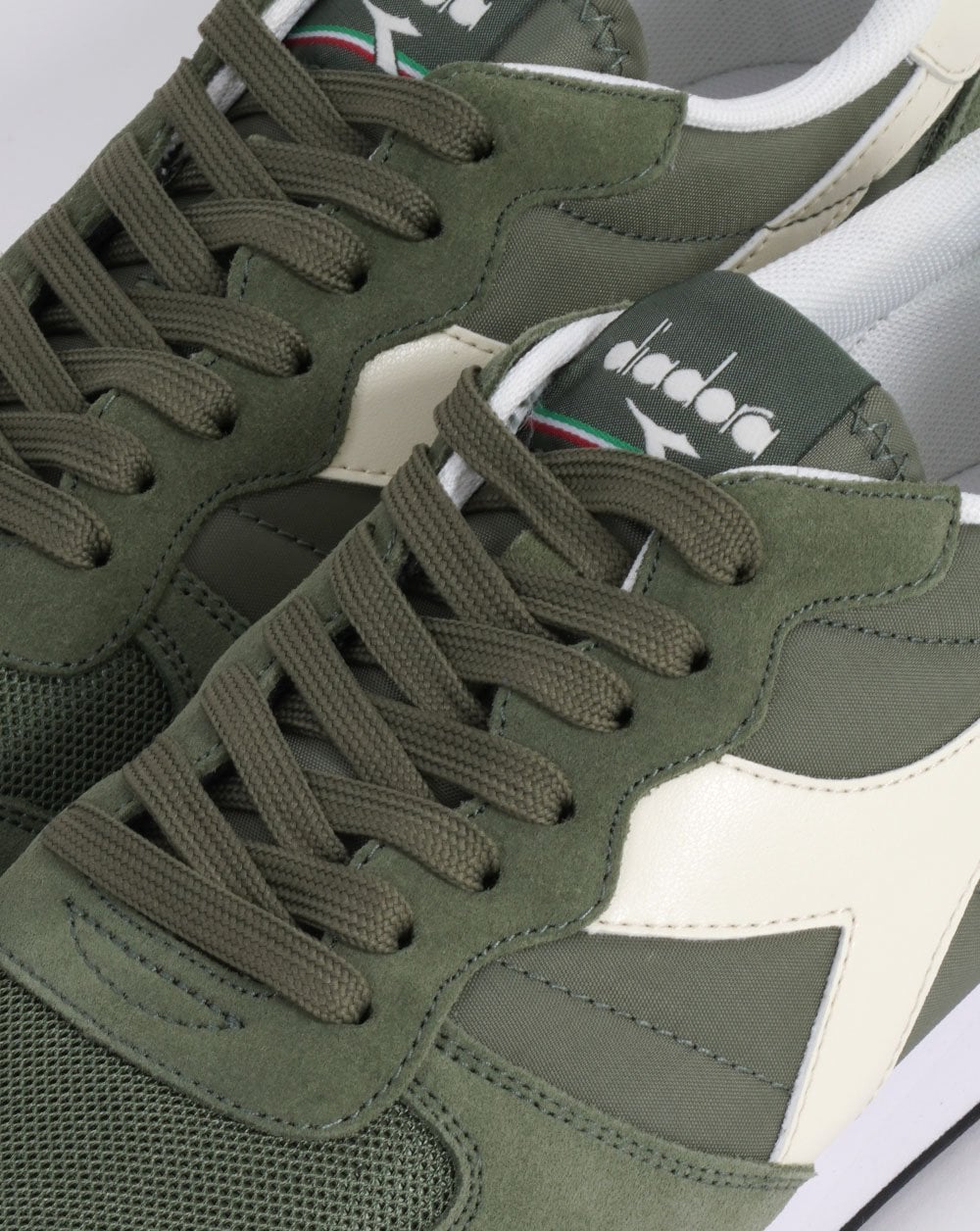 Diadora Camaro Trainers Olivine/White - Image 3