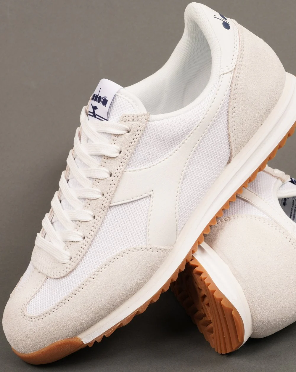 Diadora Cross Trainers White/White/Blue Nights - Image 3