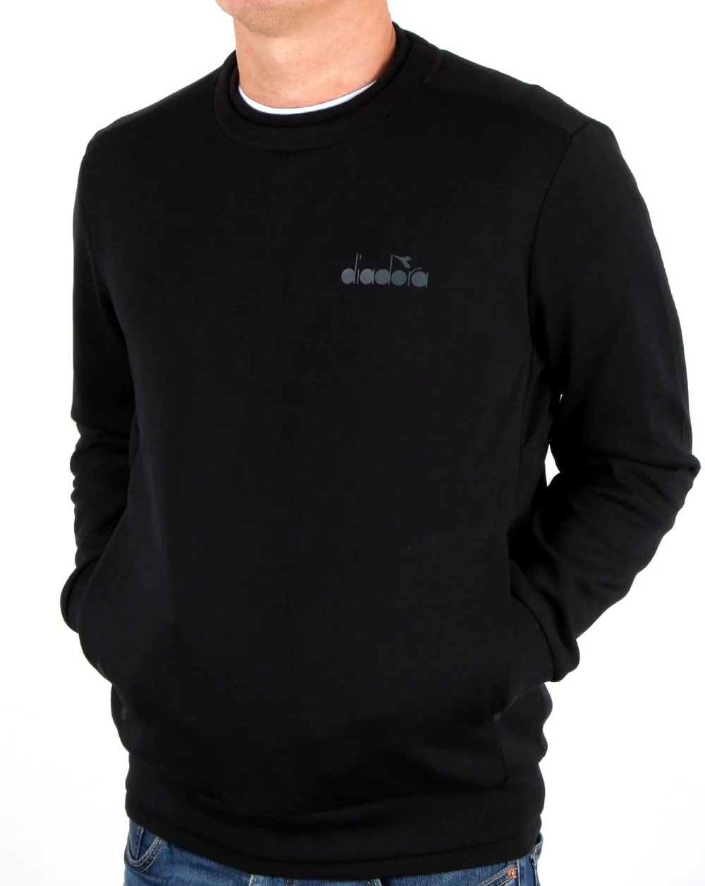 Diadora Evo Sweatshirt Black - Image 2
