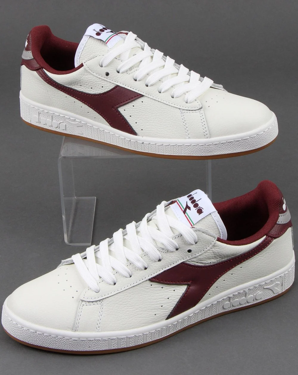 Diadora Game L Low Trainers White/port