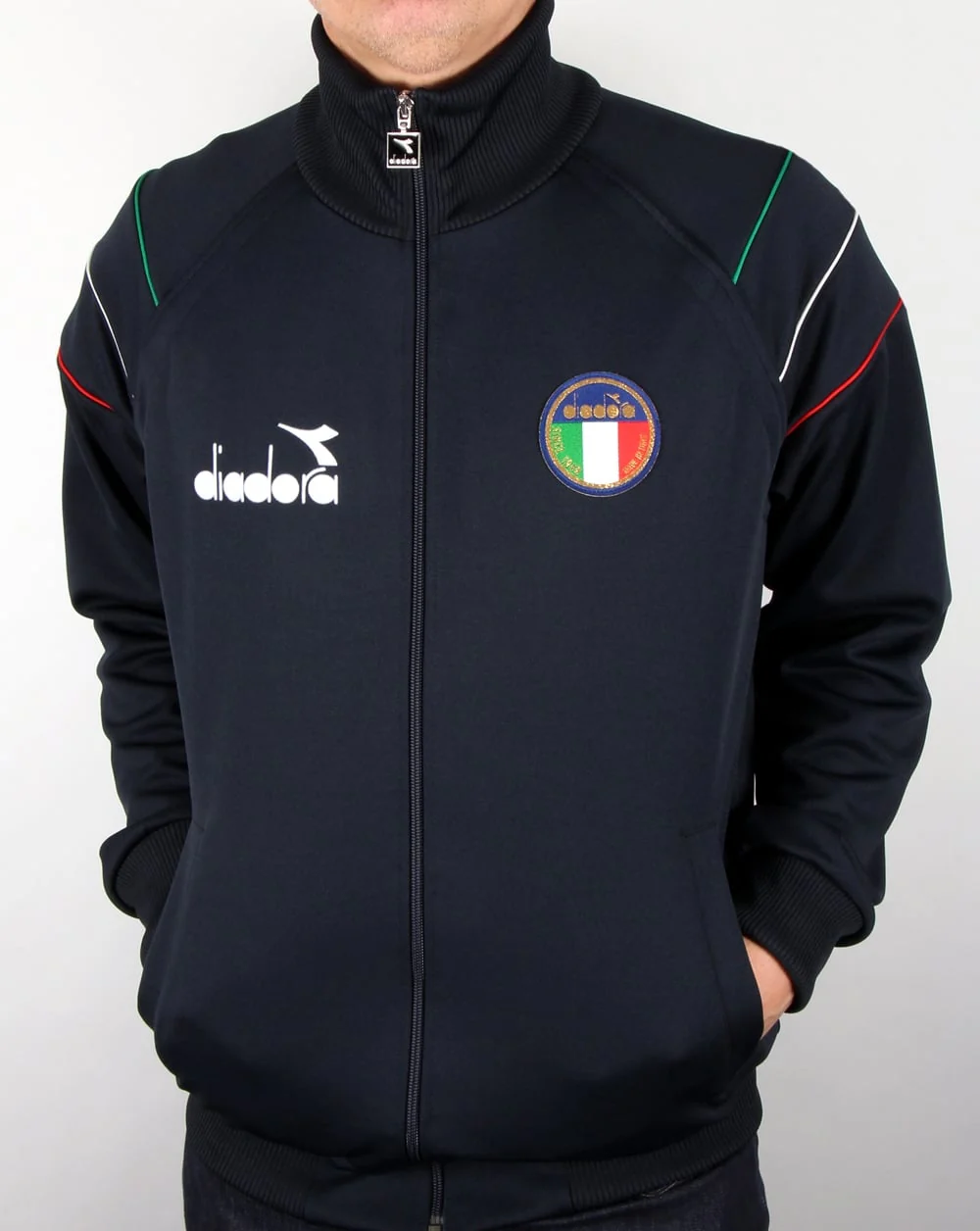 Diadora Italia 80s Track Top Blue Corsair - Image 4