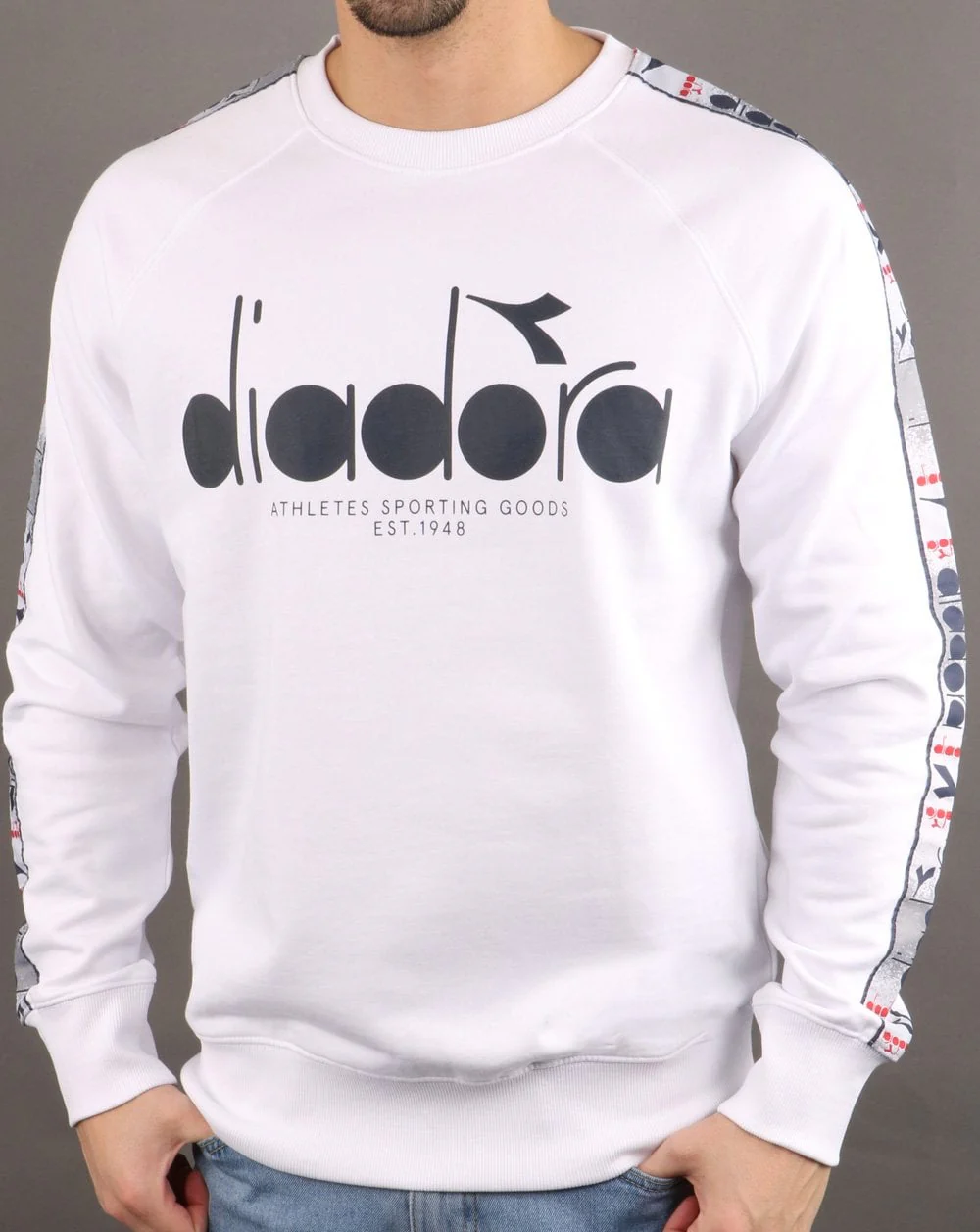 Diadora Logo Sweatshirt Optical White