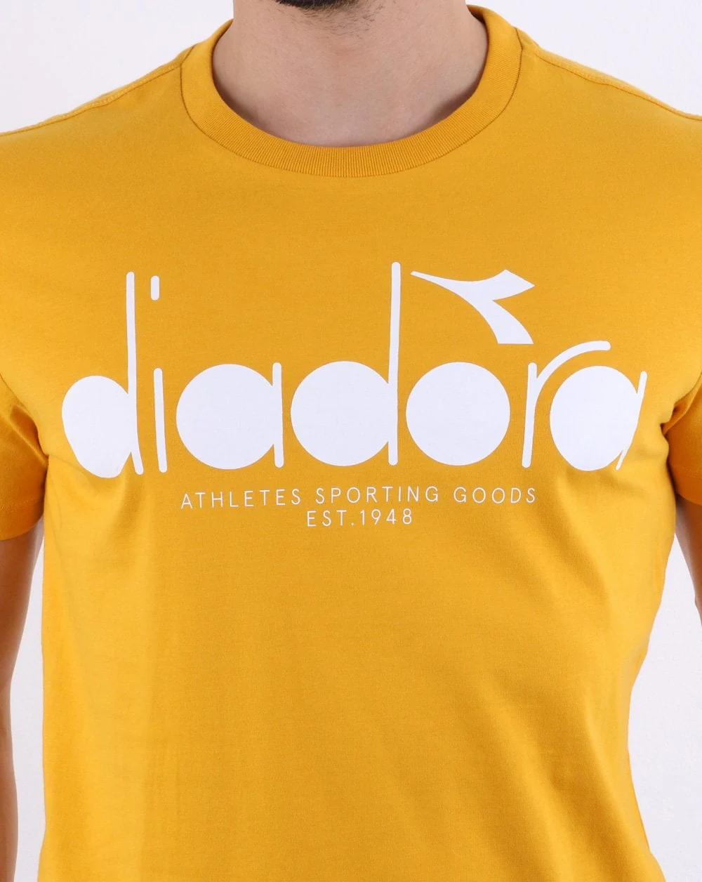 Diadora Logo T-shirt Golden Rod - Image 3