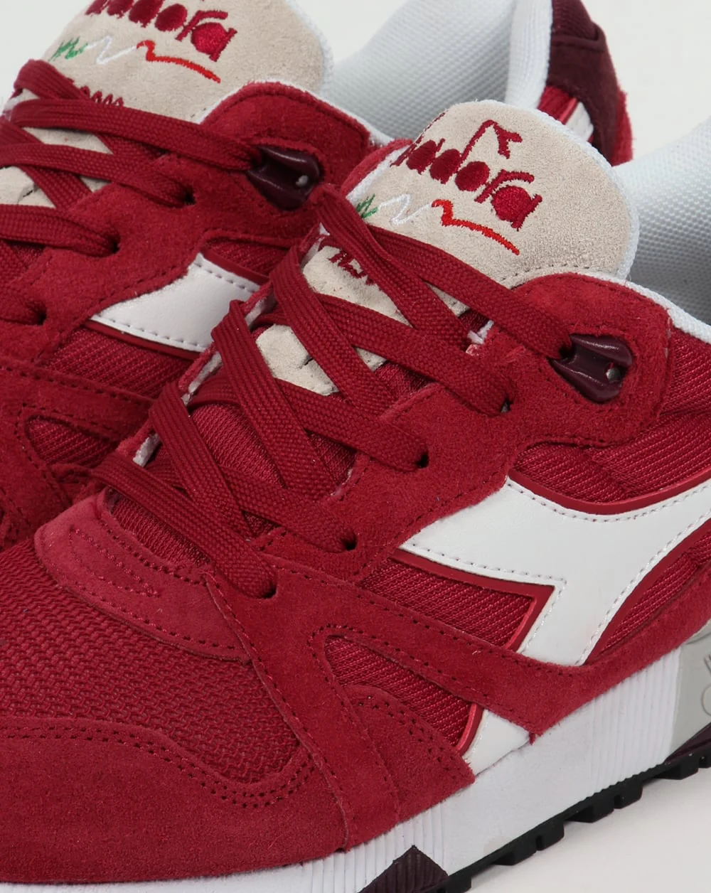 Diadora N9000 III Trainers Red - Image 4