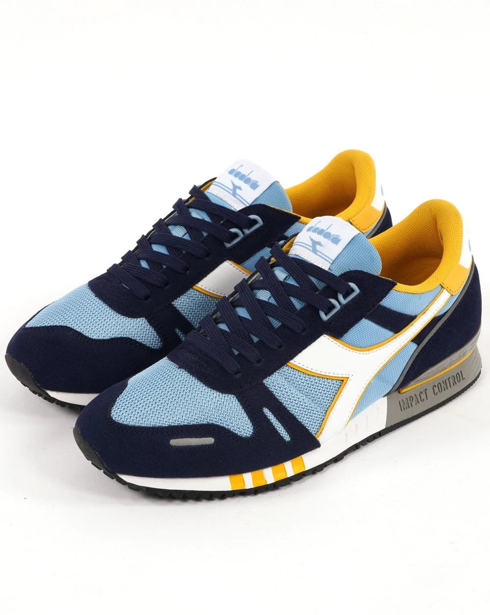 Diadora Titan Trainer Sky/Yellow/Navy - Image 2