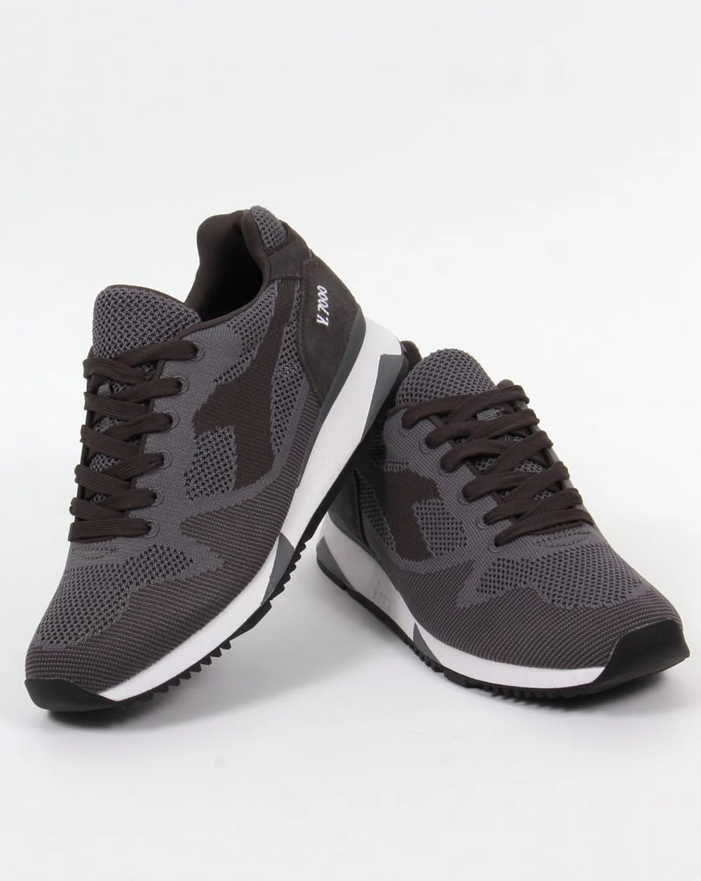 Diadora V7000 Weave Trainers Steel Grey - Image 3