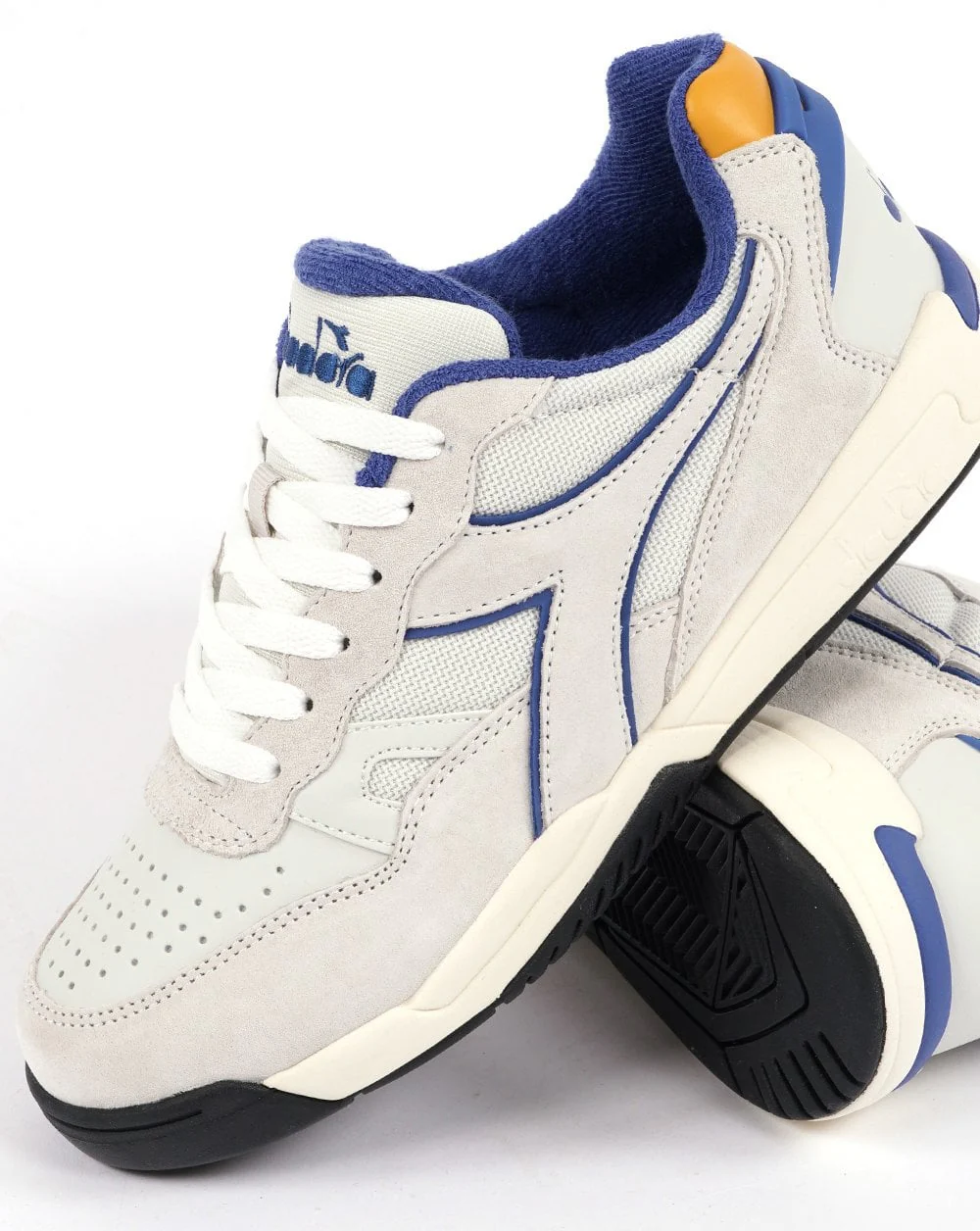 Diadora Winner Games Trainer White/Navy/Gold