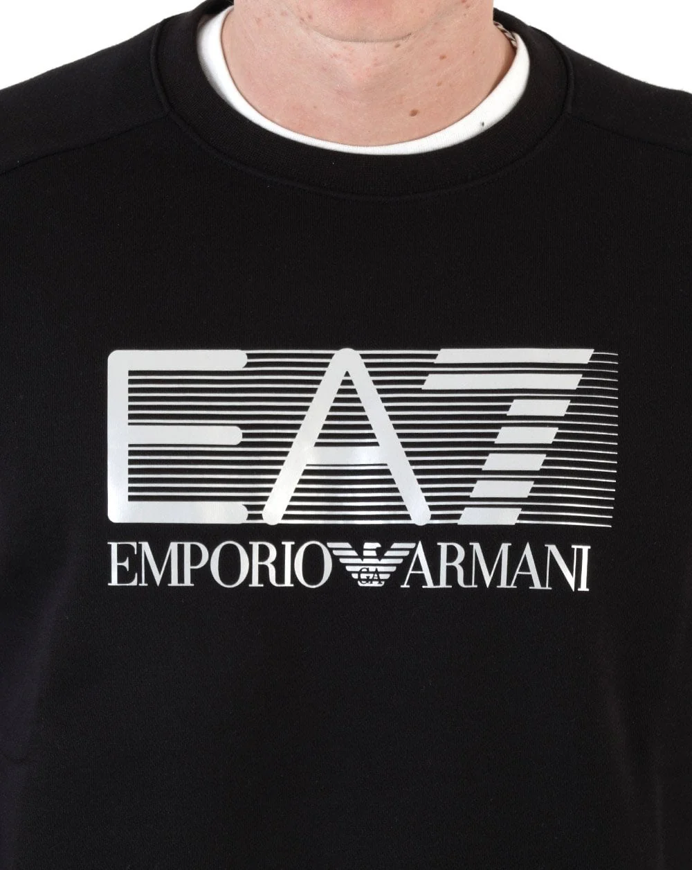 EA7 Visibility Logo Sweatshirt Black - Image 2