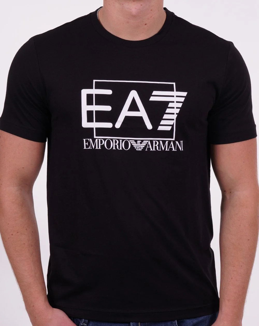 EA7 Visibility Pima Cotton T-shirt Black - Image 3