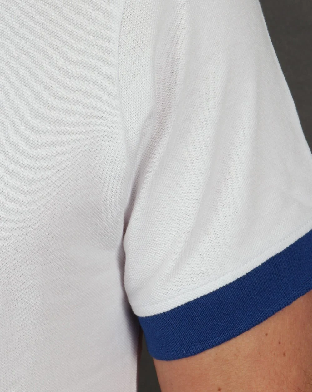 Ellesse 80s Collar Polo Shirt White - Image 3