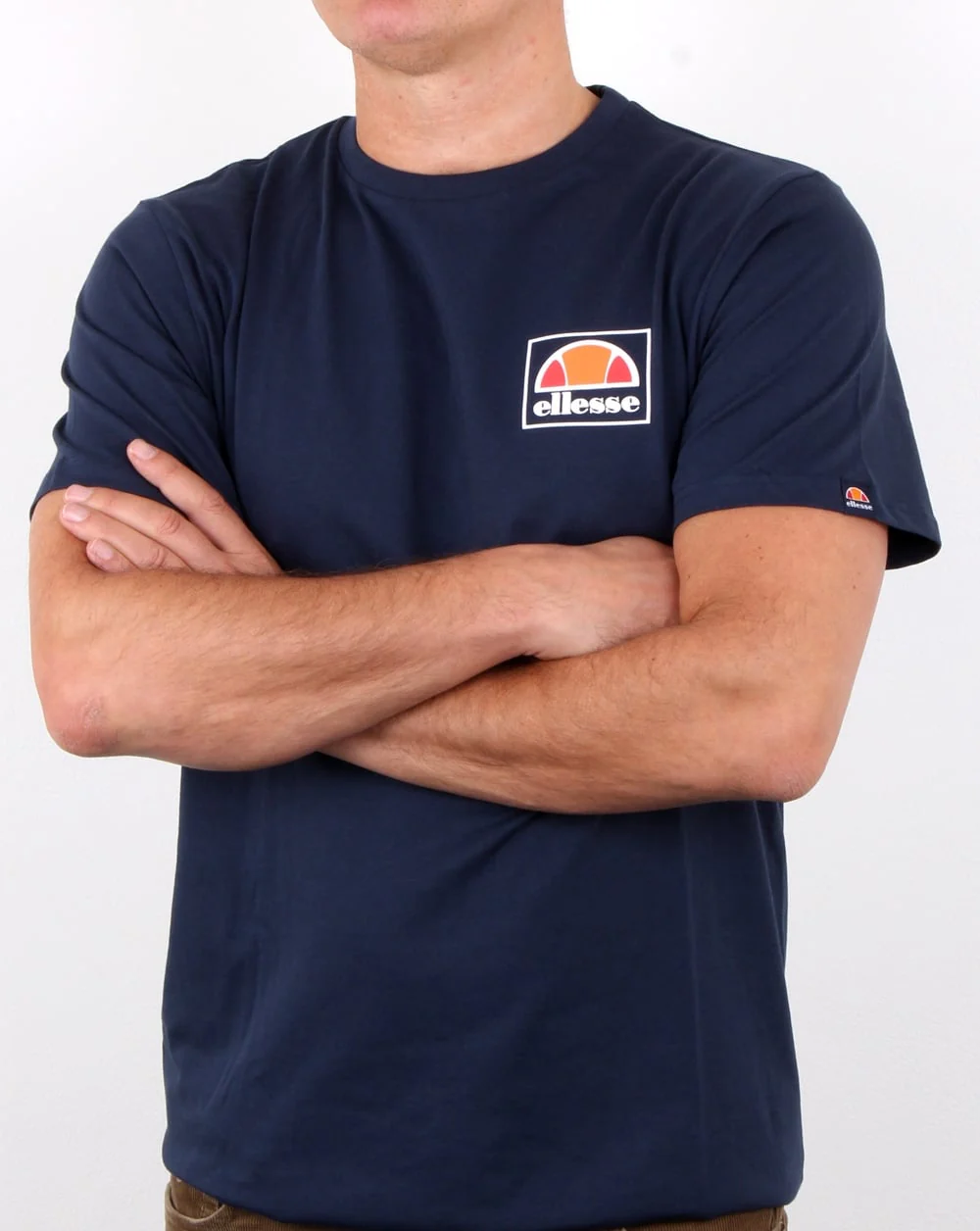 Ellesse Alfio T Shirt Navy - Image 3
