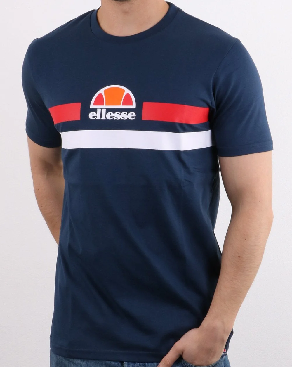 Ellesse Aprel T Shirt Navy - Image 2