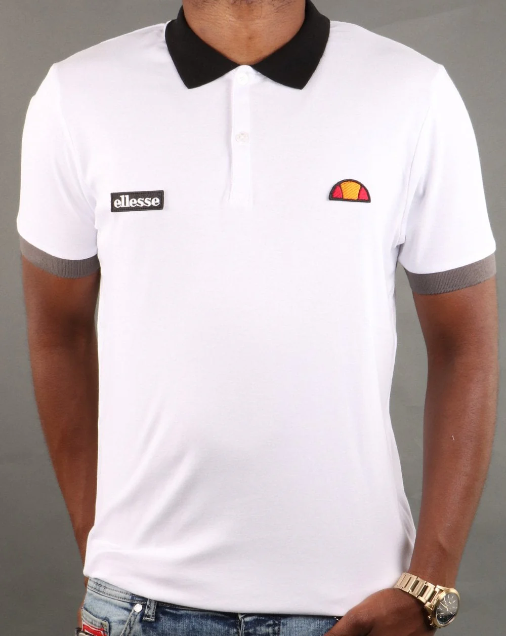 Ellesse Beretta Polo Shirt White - Image 2
