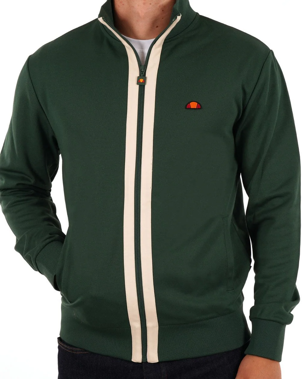 Ellesse Berlusoni Track Top Dark Green - Image 2