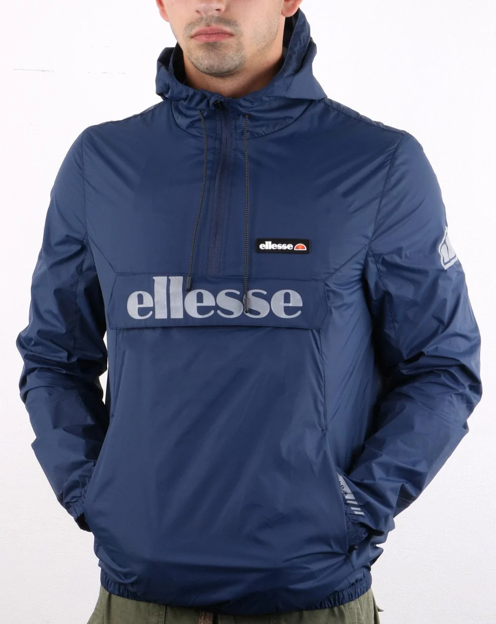 Ellesse Berto Rain Jacket Navy - Image 3