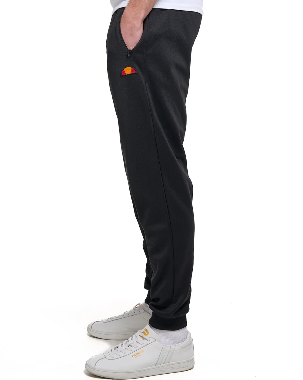 Ellesse Bertoni Cuffed Track Pants Black - Image 2
