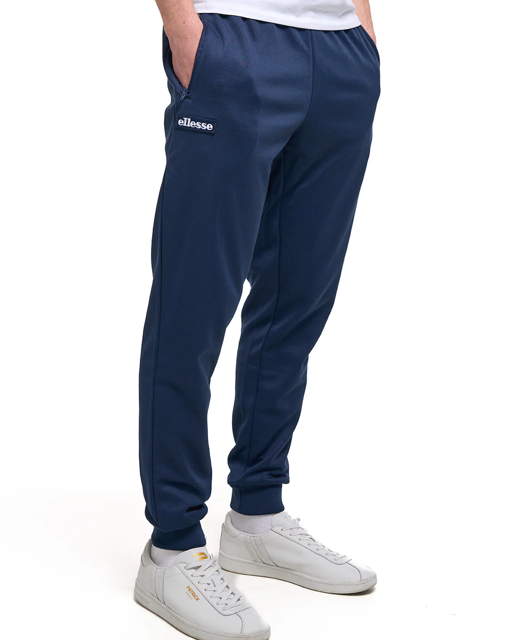 Ellesse Bertoni Cuffed Track Pants Navy - Image 3