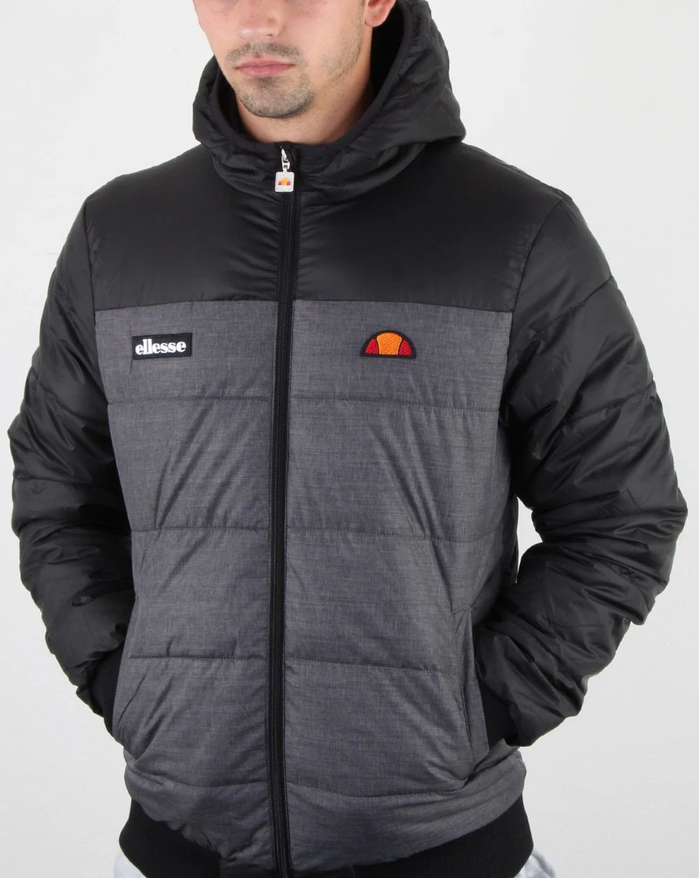 Ellesse Brenta Jacket Black/Grey - Image 3
