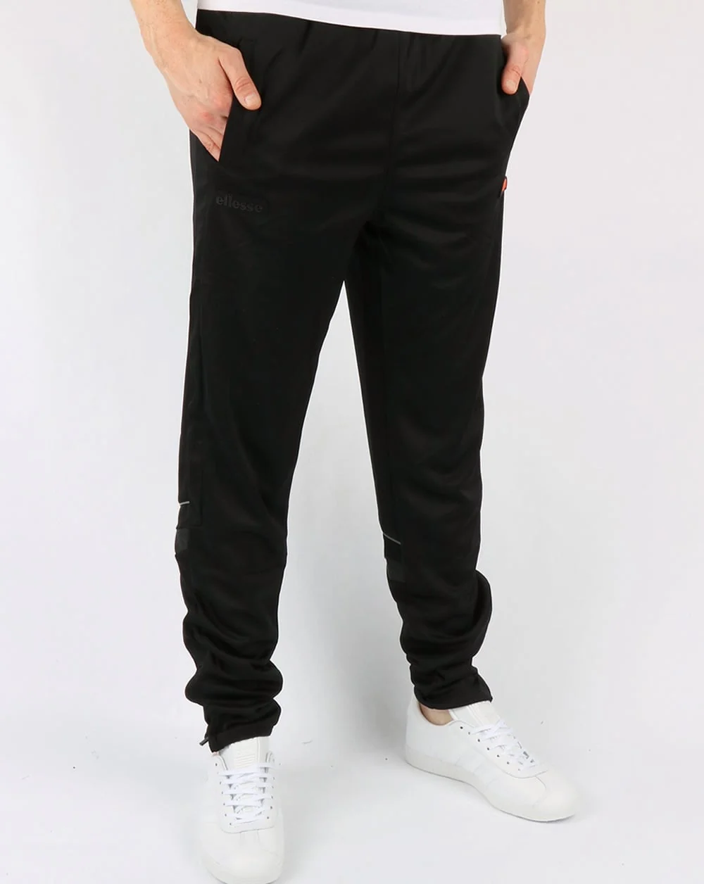 Ellesse Buono Reflective Track Pants Black - Image 2