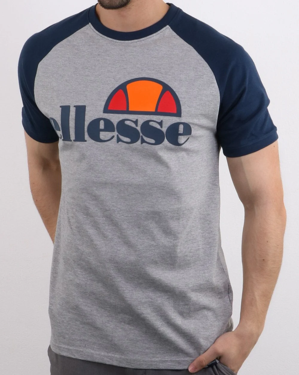 Ellesse Cassina T-shirt Athletic Grey/navy - Image 3