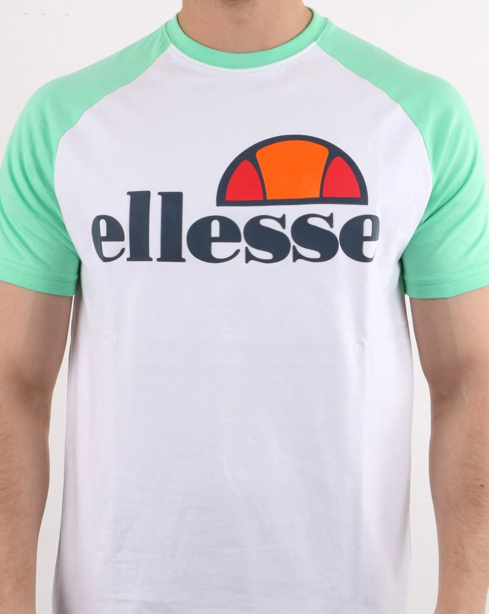Ellesse Cassina T Shirt White/green - Image 4