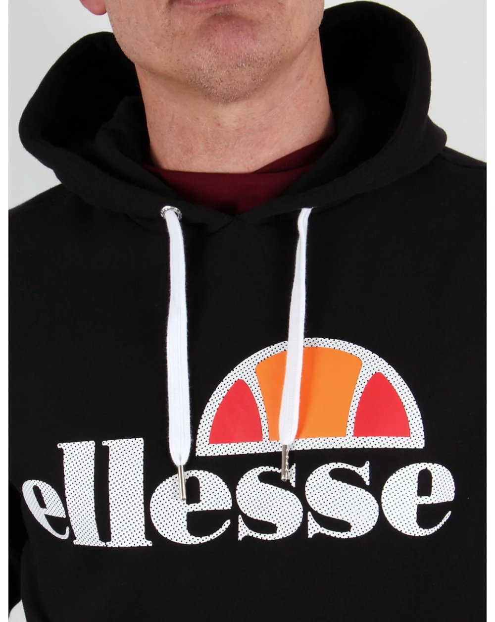 Ellesse Castello Overhead Logo Hoody Black - Image 2