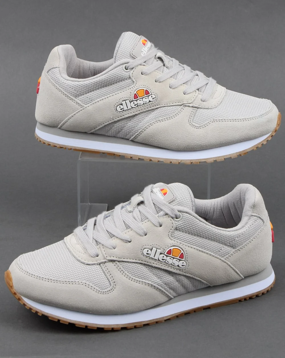 Ellesse City Runner Trainers Soft Grey/gum
