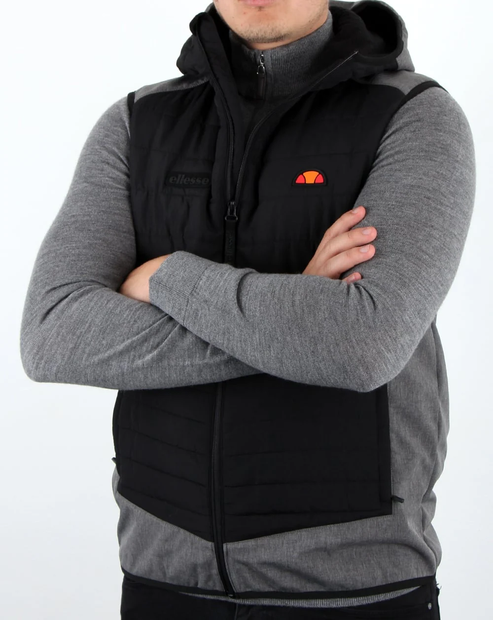 Ellesse Etros Reflective Gilet Black - Image 3