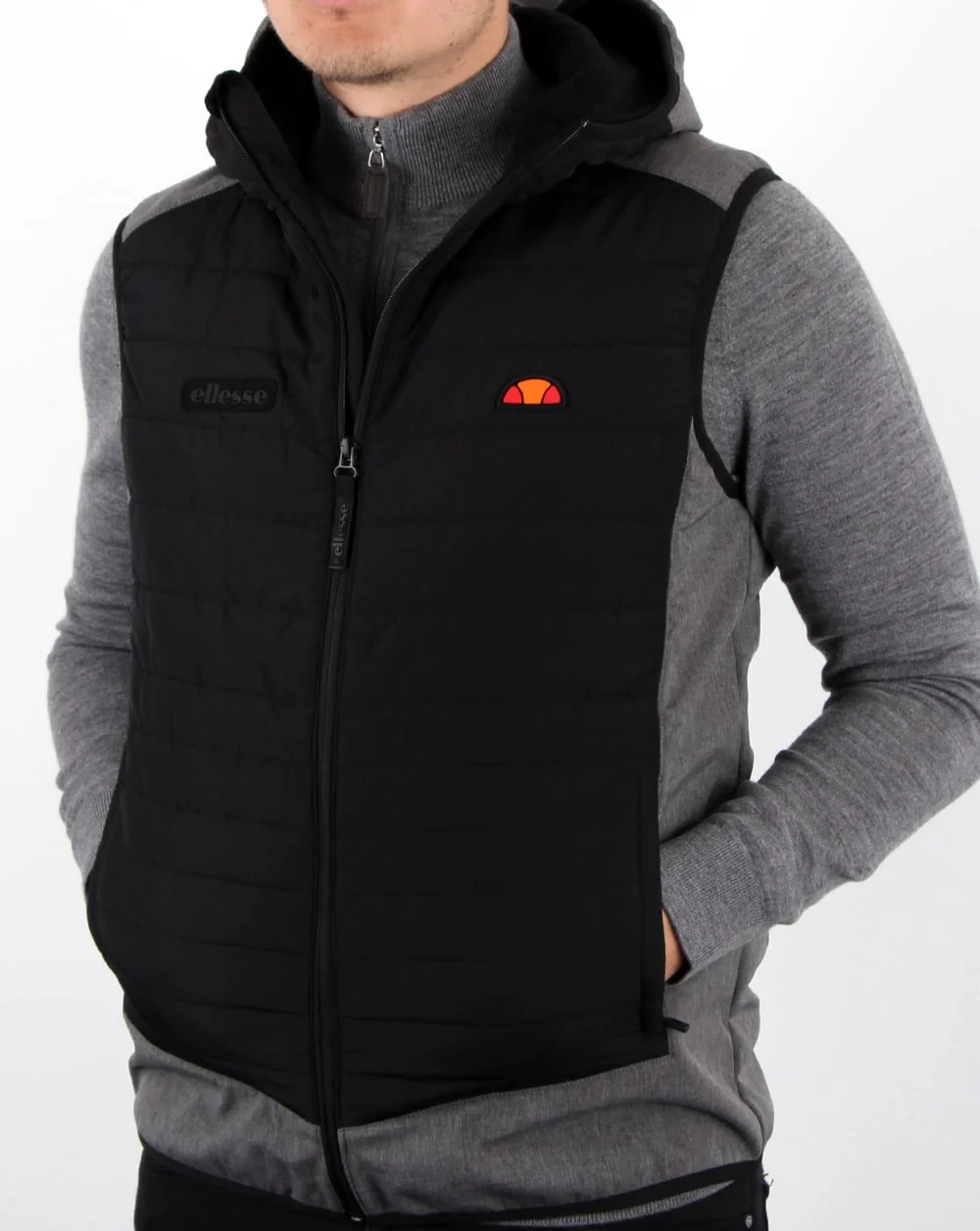 Ellesse Etros Reflective Gilet Black - Image 4