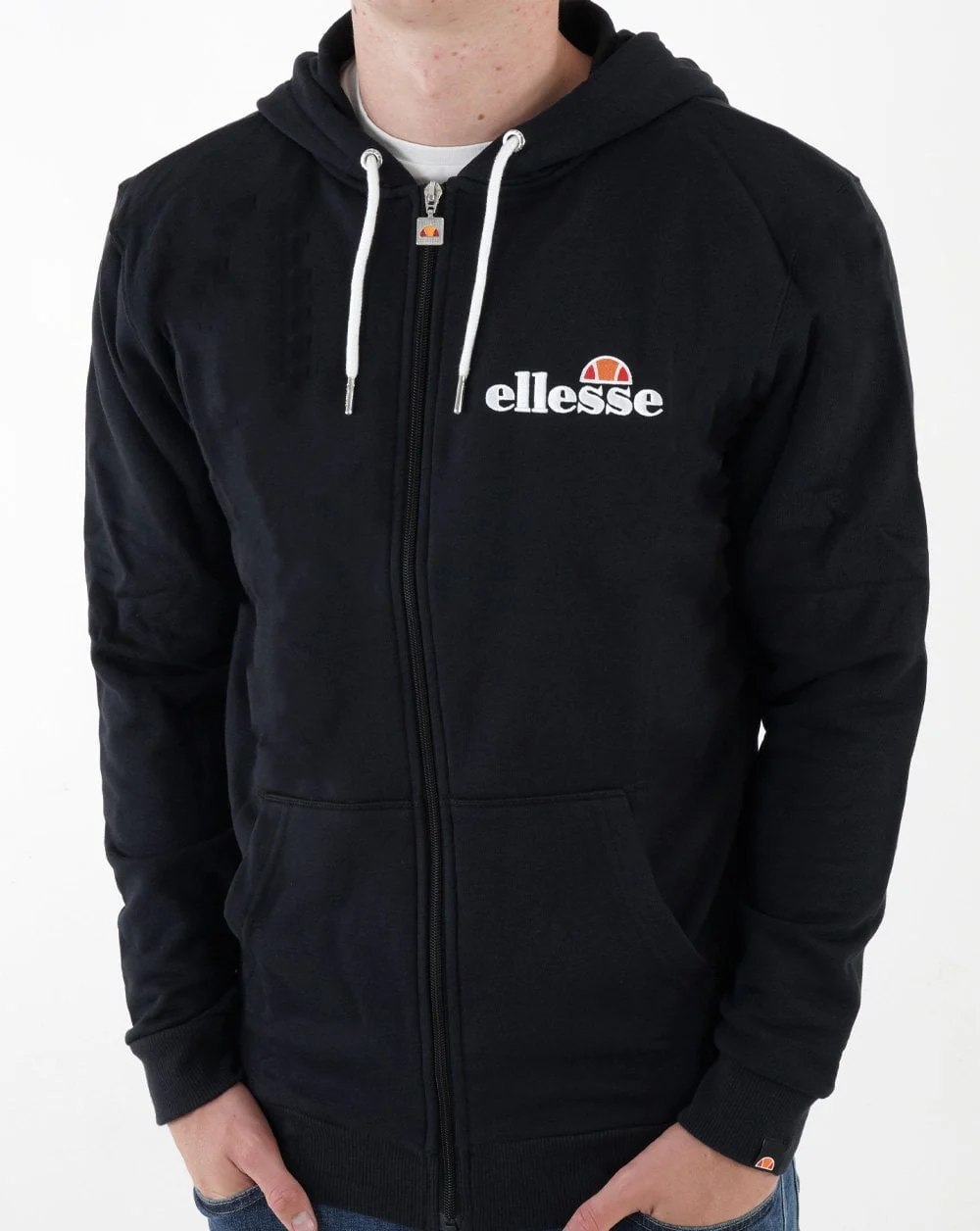 Ellesse Full Zip Hoody Black