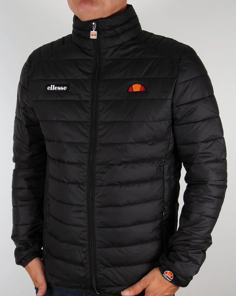 Ellesse Funnel Bubble Jacket Black
