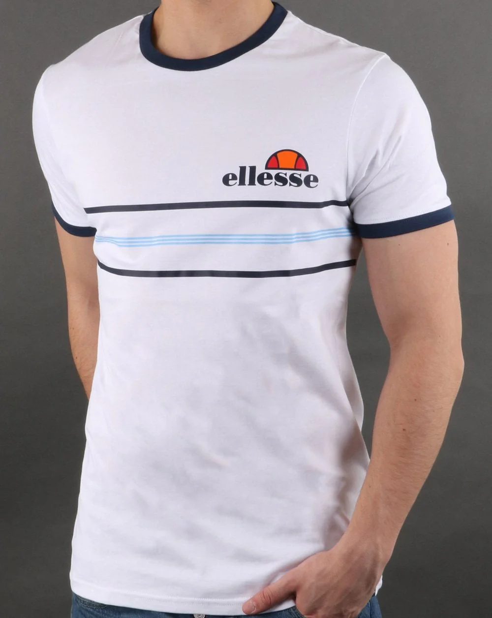 Ellesse Gentario T Shirt White - Image 2