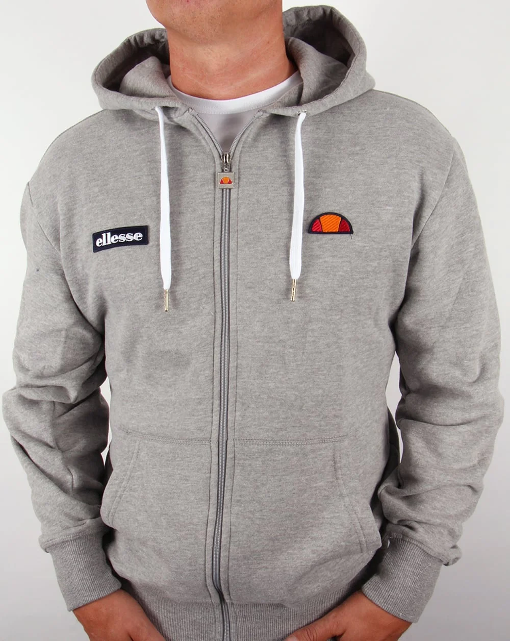 Ellesse Hoodie Grey Full Zip tappa - Image 2