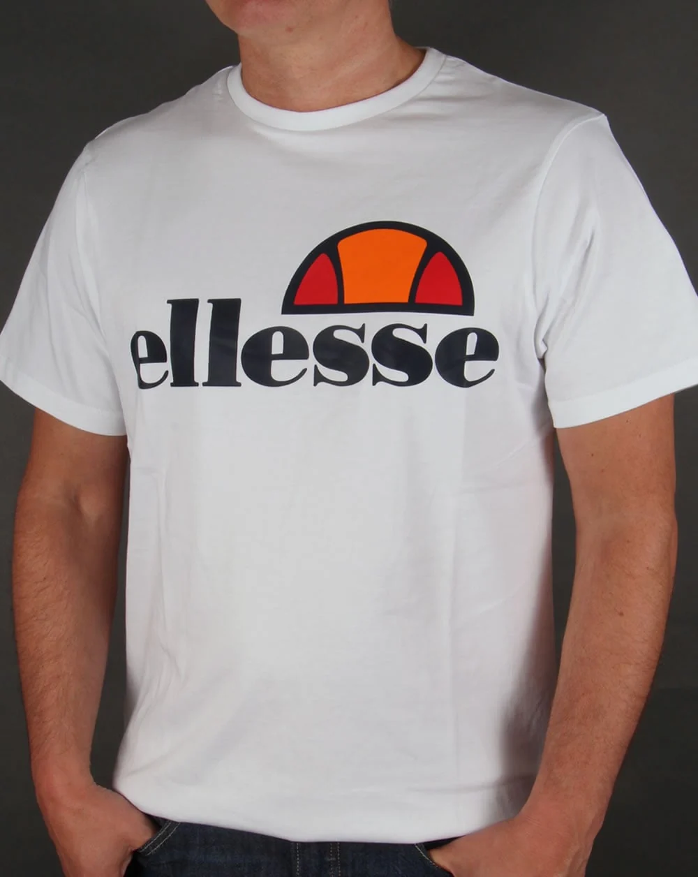 Ellesse Logo T-shirt Double Pack Navy/White - Image 2