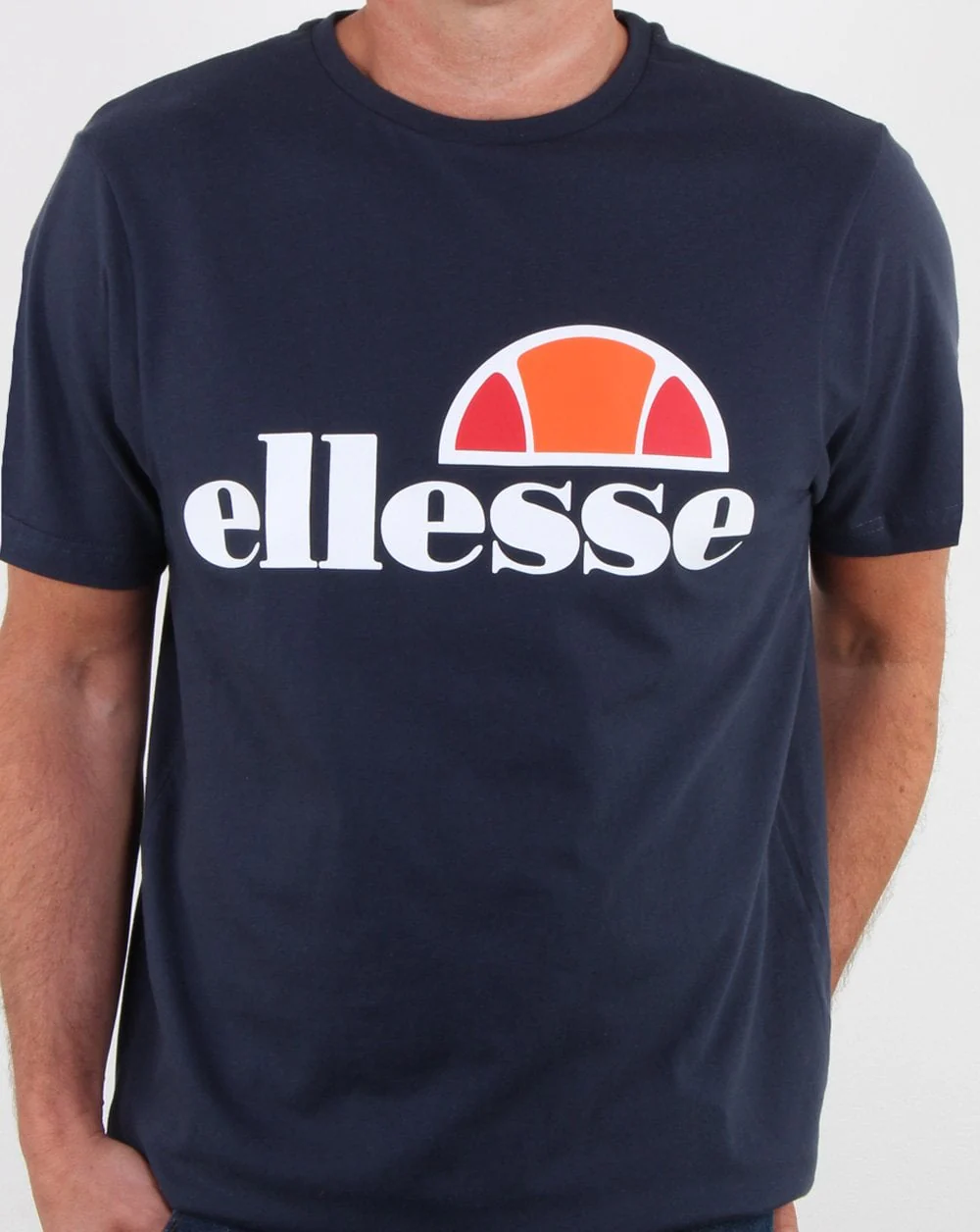 Ellesse Logo T Shirt Navy - Image 2
