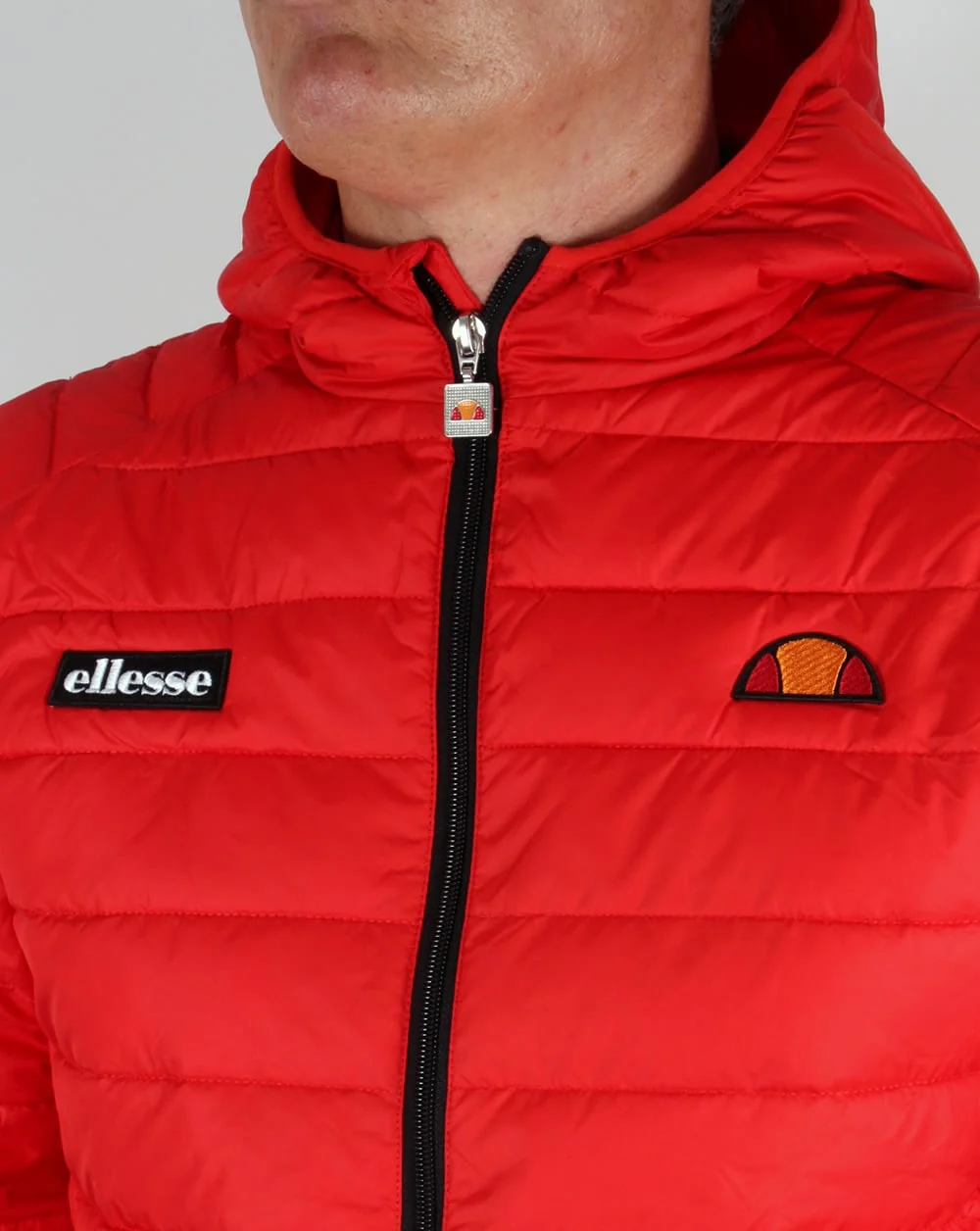 Ellesse Lombardy Bubble Jacket Red - Image 2