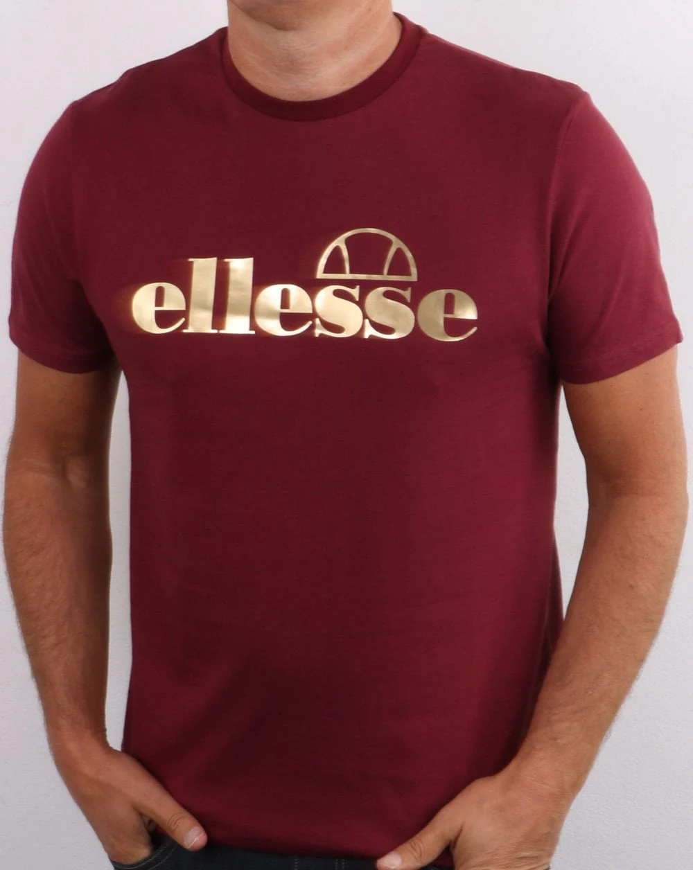 Ellesse Magi T Shirt Burgundy