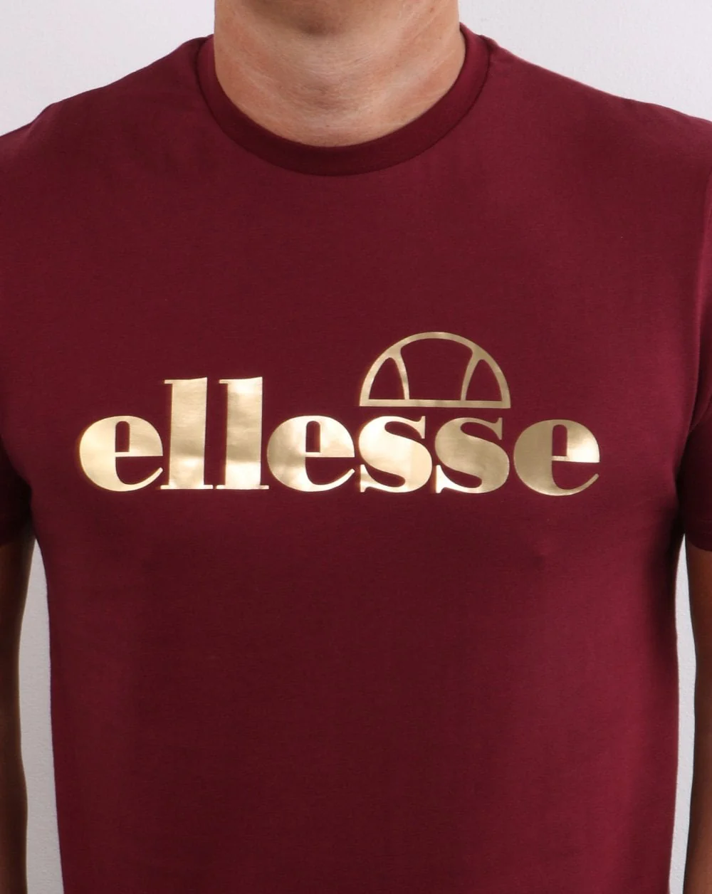 Ellesse Magi T Shirt Burgundy - Image 2