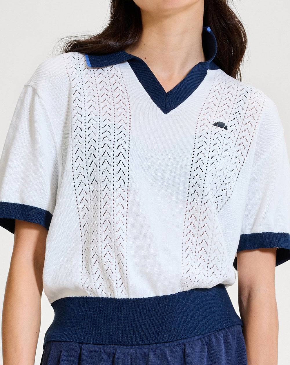 Ellesse Maurices Knit Polo White - Image 2