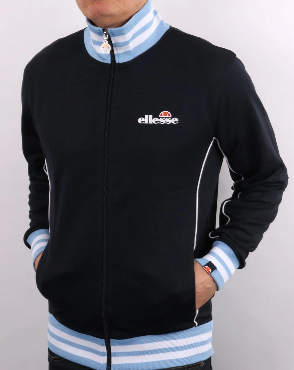 Ellesse Milano Track Top Navy / Sky
