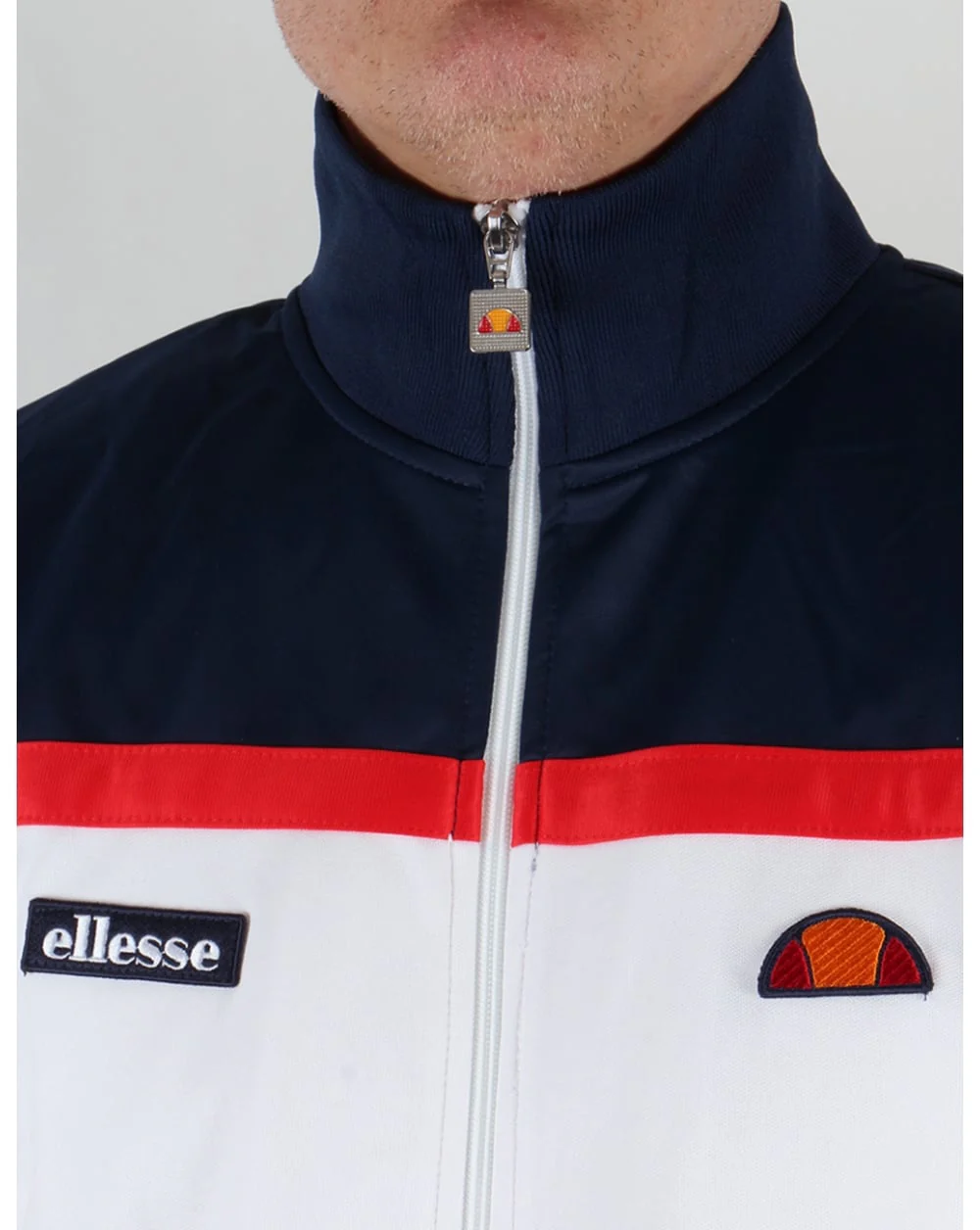 Ellesse Moresco Track Top White/navy/red - Image 2