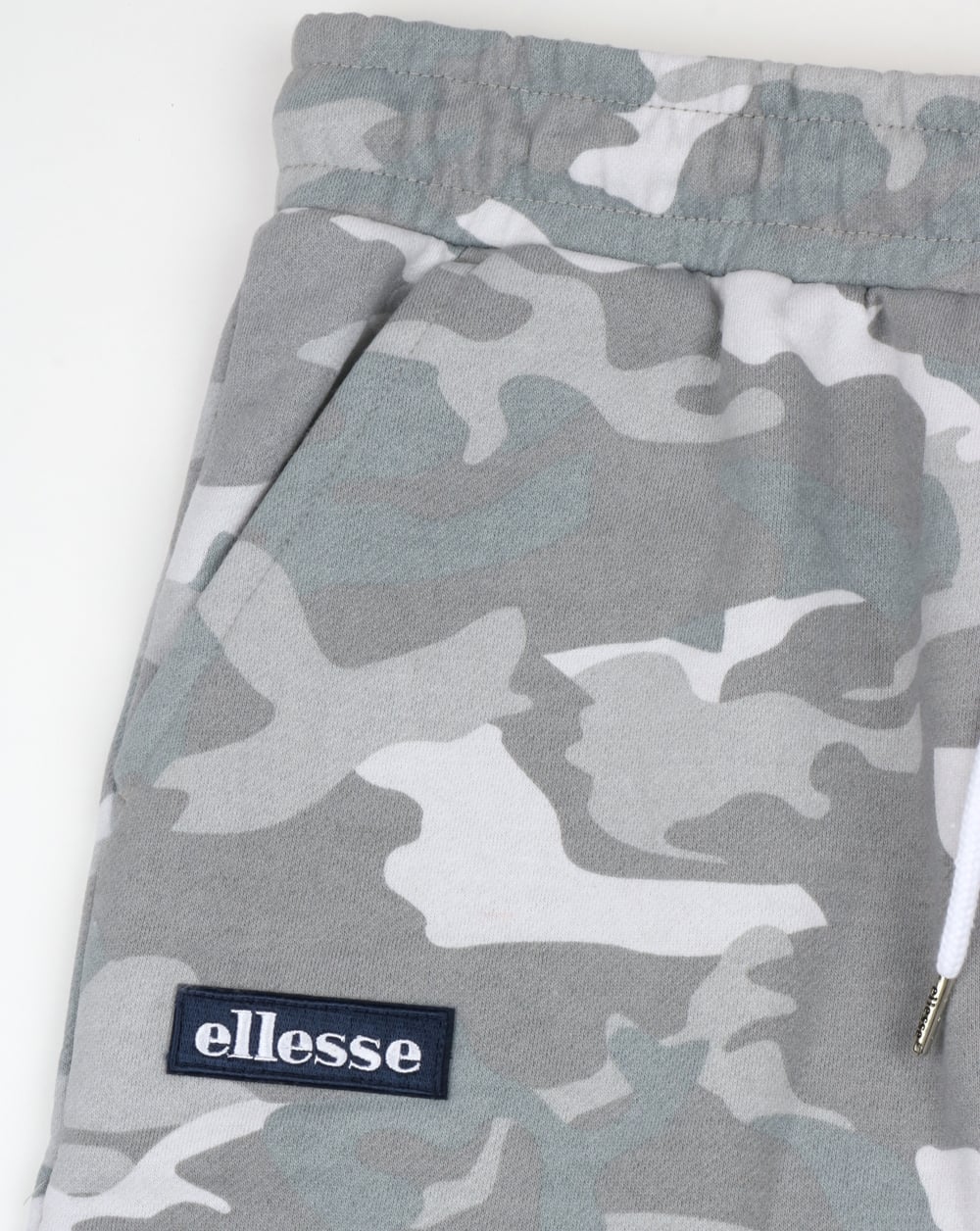 Ellesse Noli Fleece Shorts Grey Camo - Image 4