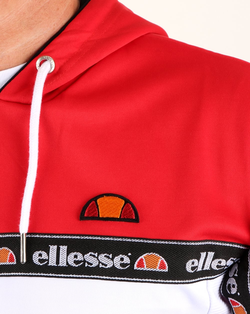 Ellesse Ottey Oh Hoody True Red/white - Image 2