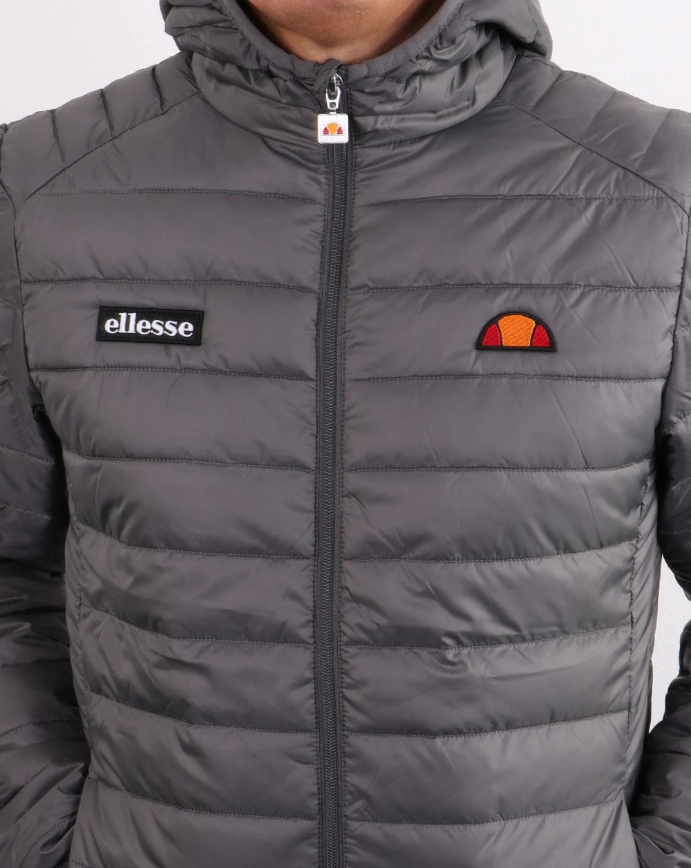 Ellesse Padded Jacket Dark Grey - Image 4