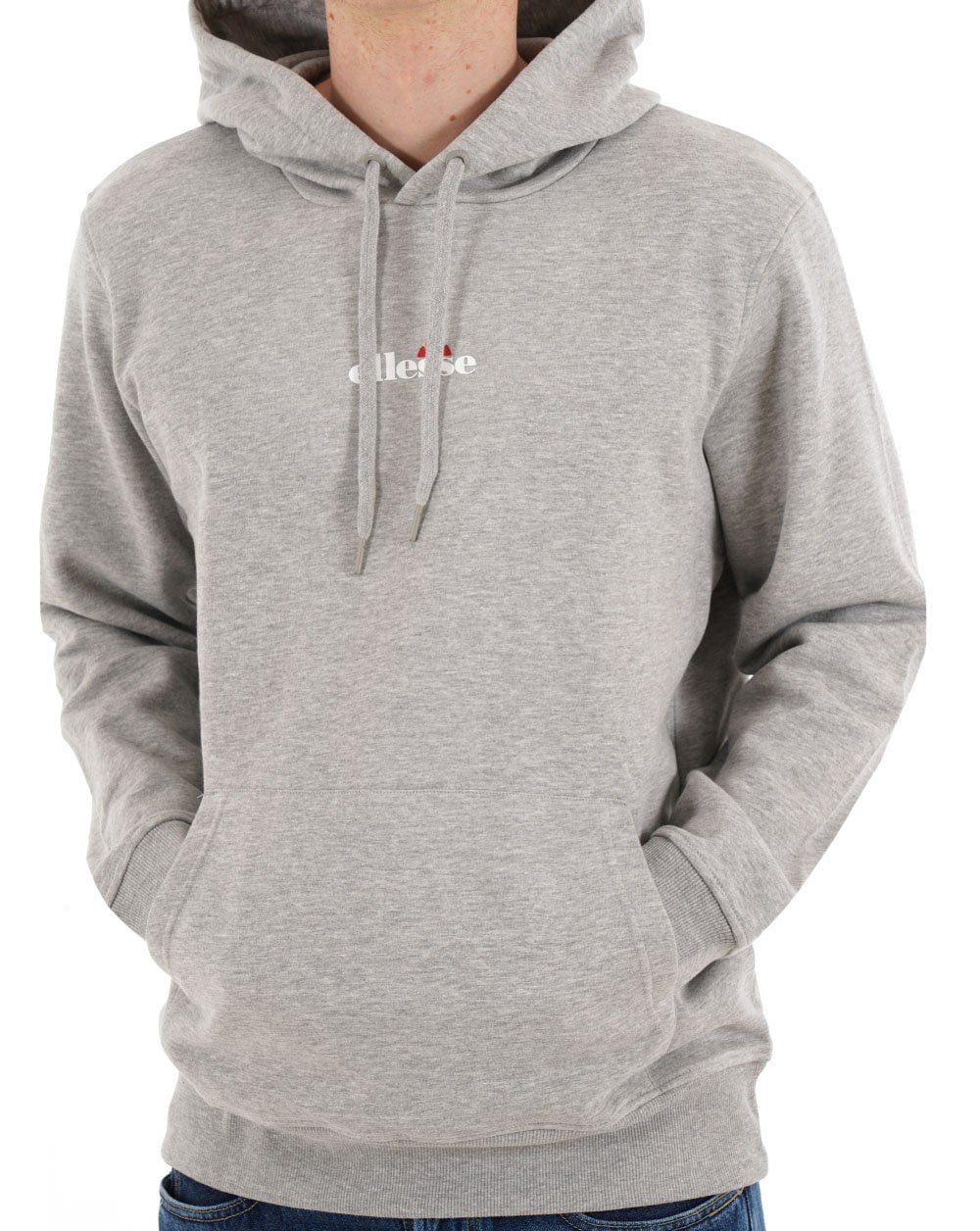 Ellesse Pershuta OH Hoody Light Grey Marl - Image 2