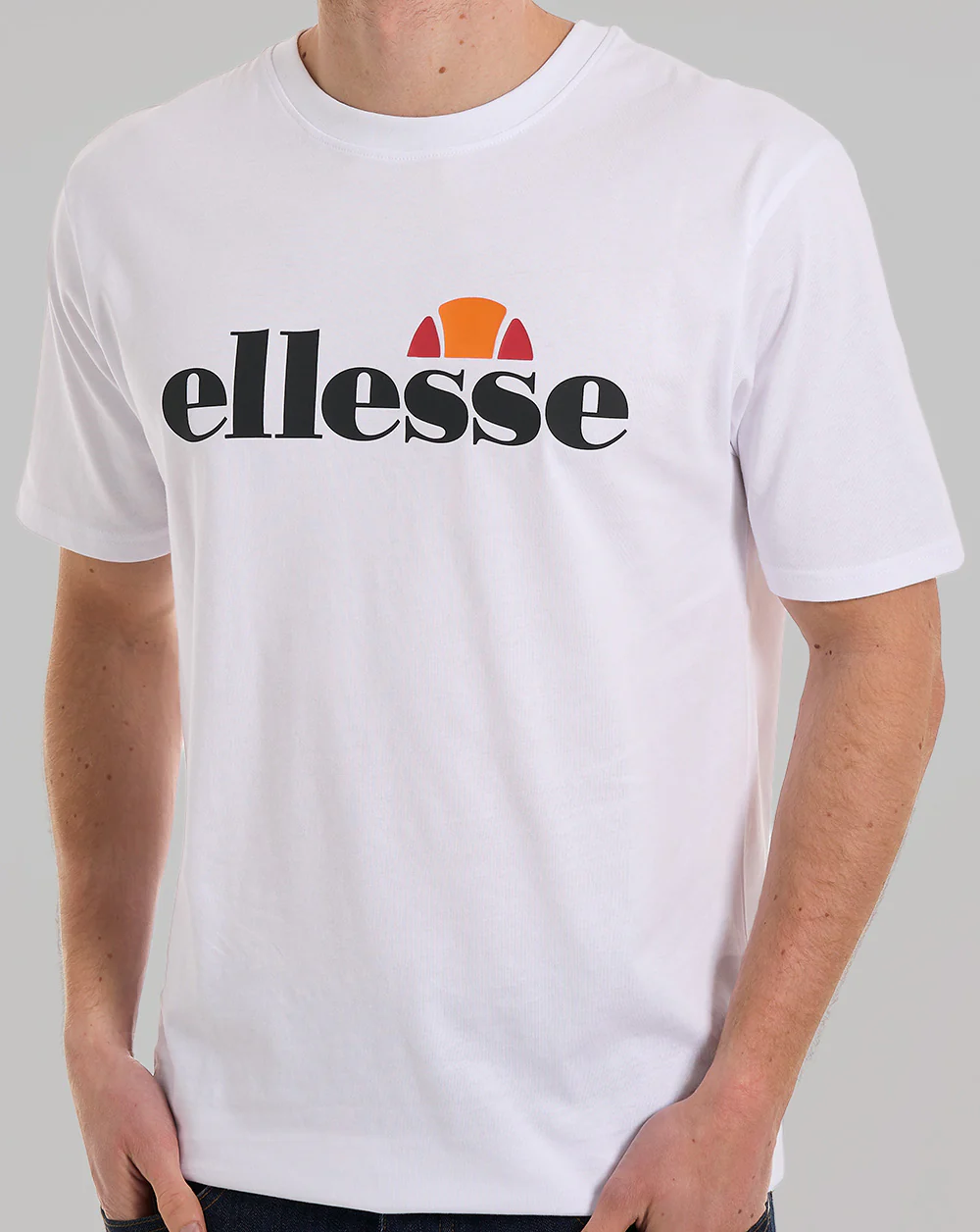 Ellesse Logo T Shirt White - Image 2